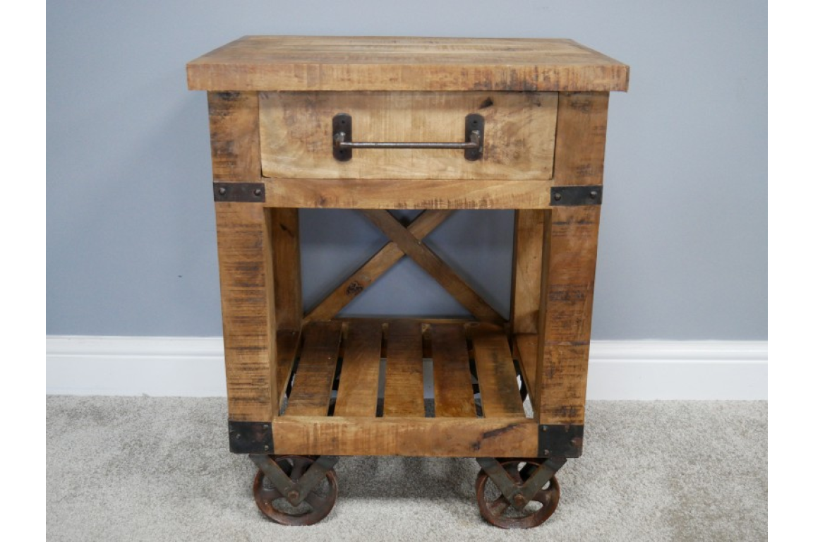 Industrial Bedside Cabinet