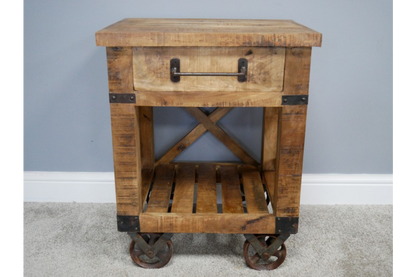 Industrial Bedside Cabinet