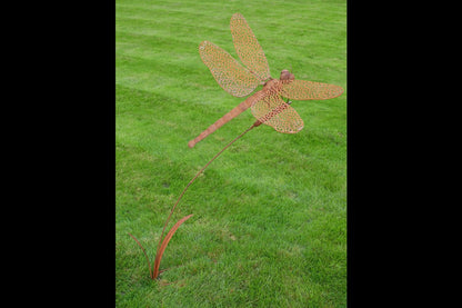 Rusty Dragonfly Stake