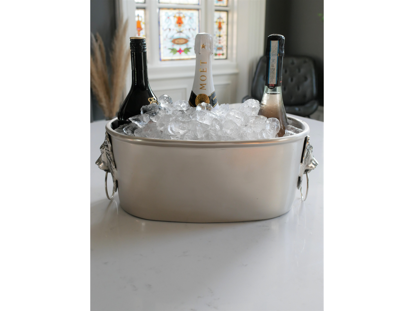 Lion Handle Ice Bucket