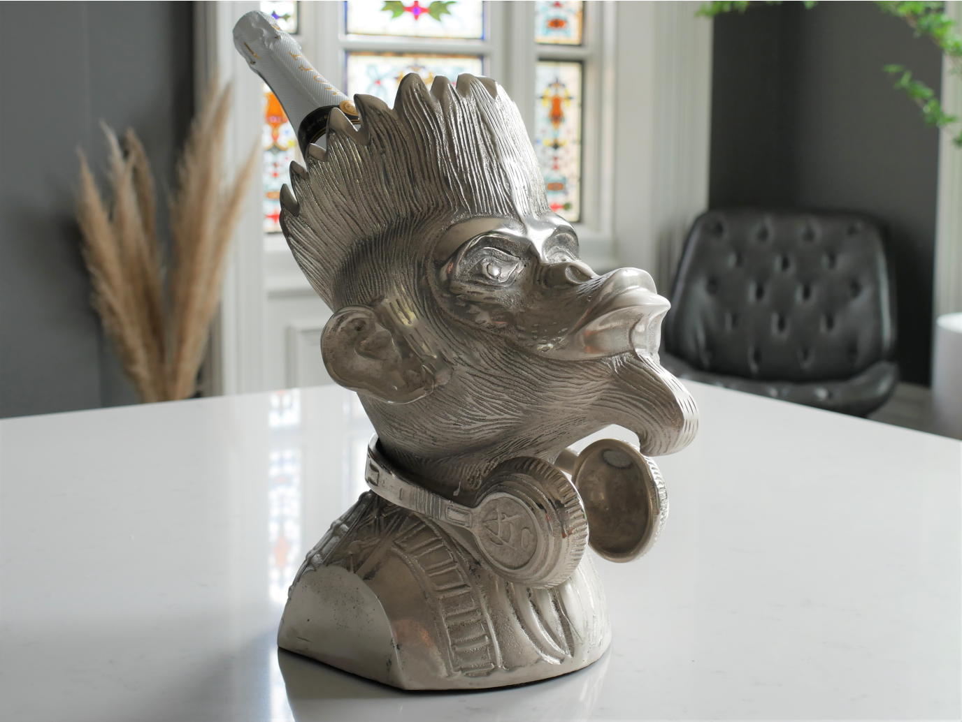 Monkey Head Wine Holder