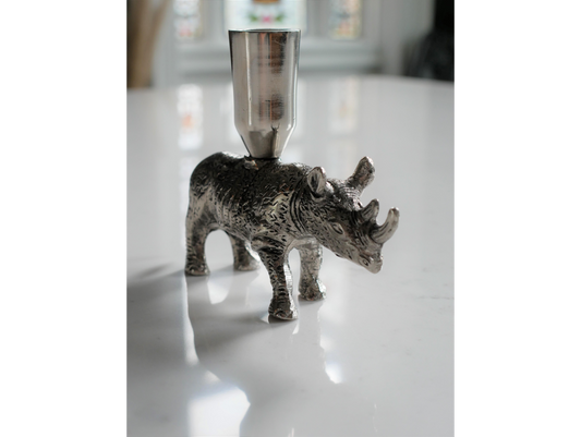 Rhino Candle Holder