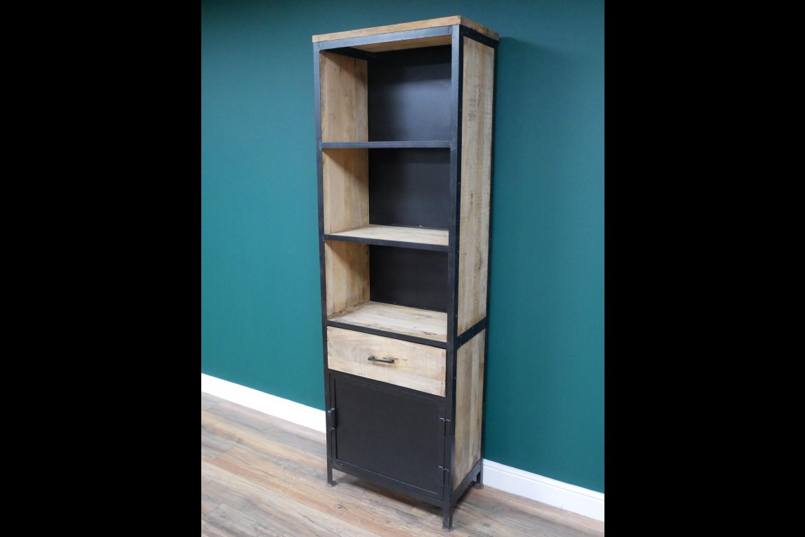 Large Industrial Bookcase / Shelves