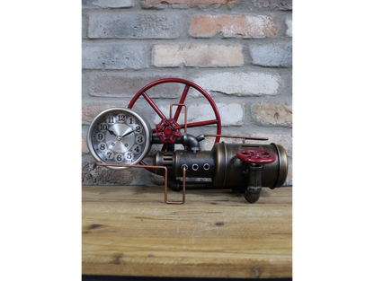 Pipe Clock / Coin Bank