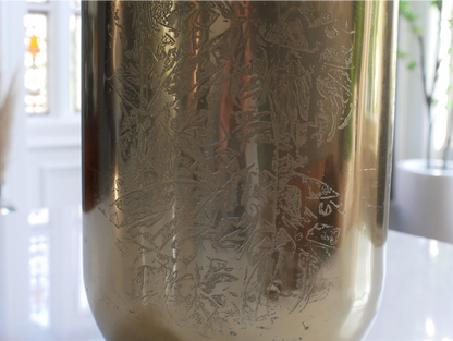 Aluminium Vase - Large (Gold)
