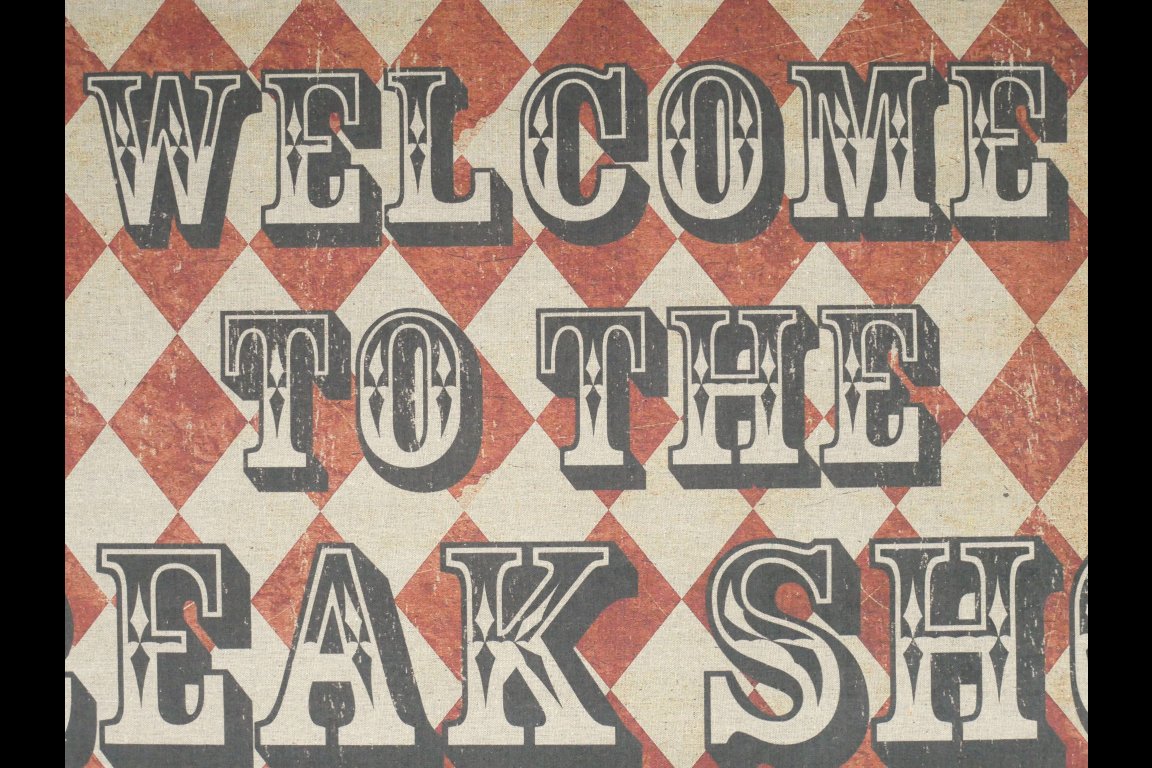 Wall Art - Freak Show Sign
