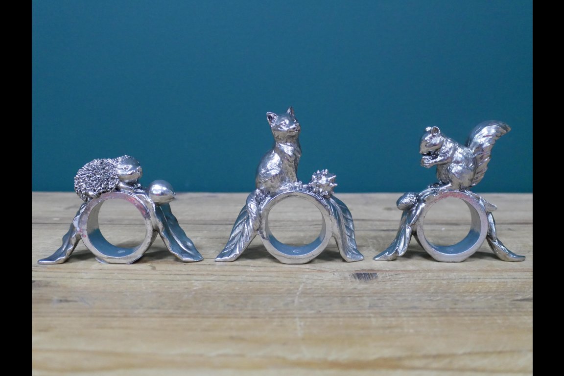 Set Of Three Napkin Holders