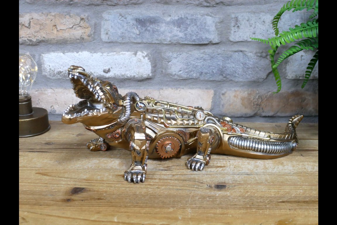 Steampunk Crocodile