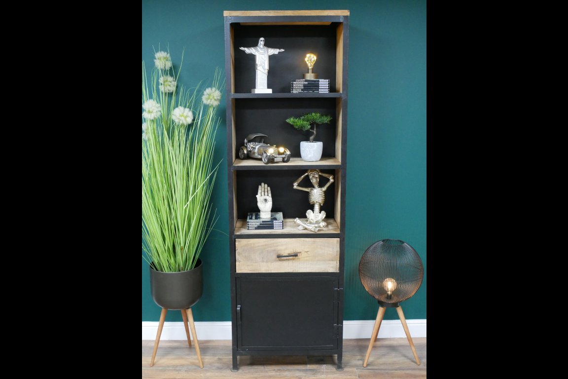 Large Industrial Bookcase / Shelves