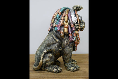 Dreadlocks Lion - Gold