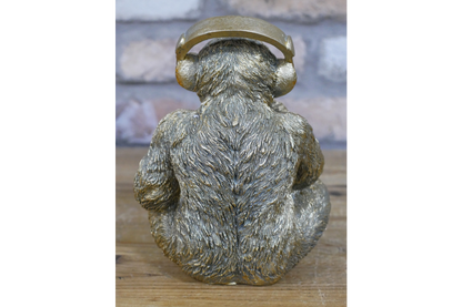 Monkey With Headphones