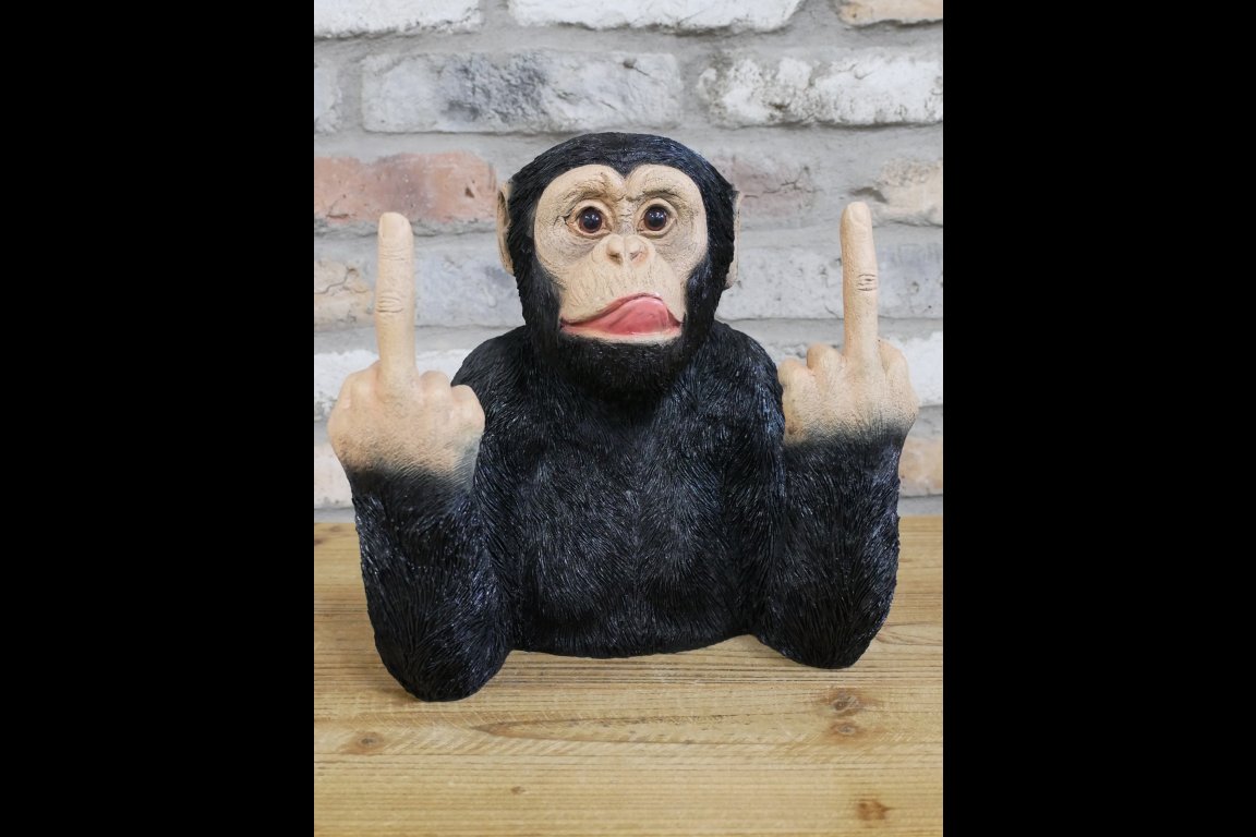 Up Yours Monkey Headphone Holder