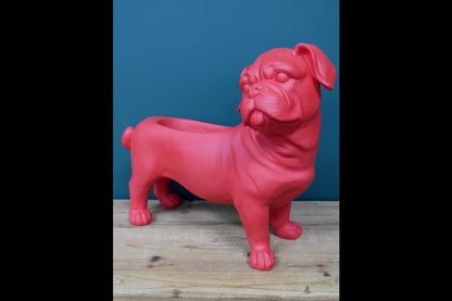 Red Dog Planter
