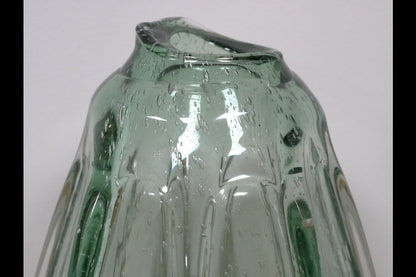Light Green Tall Glass Vase