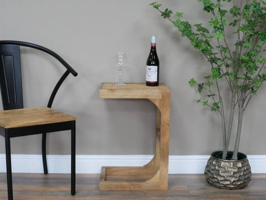 Rattan Side Table