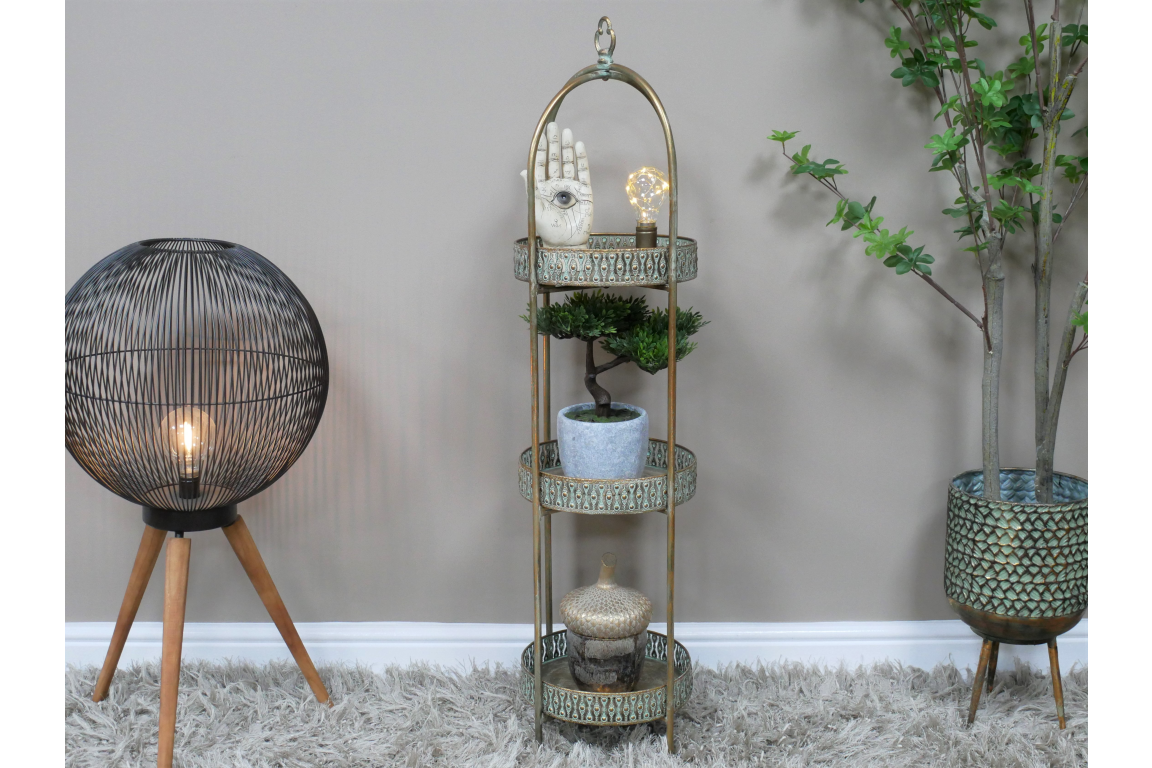 Moroccan Style 3 Tier Shelves