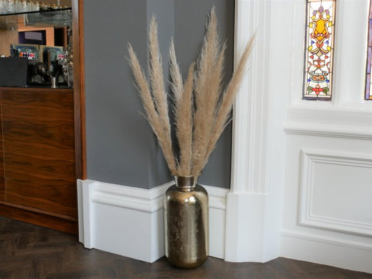 Aluminium Vase - Small  (Gold)