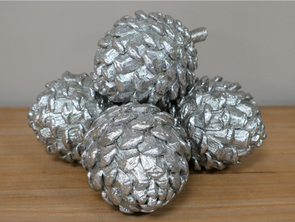 Set Of 4 Pinecones