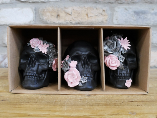 Set Of 3 Skulls