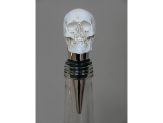 Skull Wine Topper