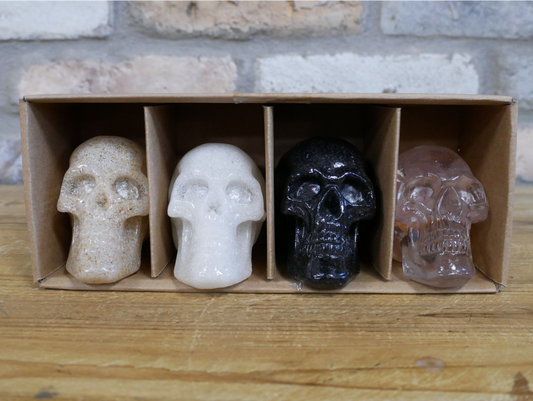 Set Of 4 Skulls