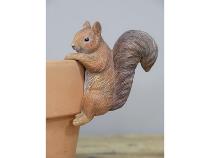 Set Of 3 Squirrel Pot Hangers