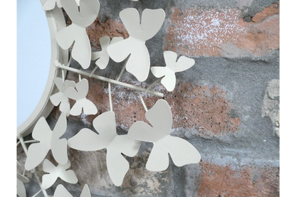 Butterfly Mirror - Cream