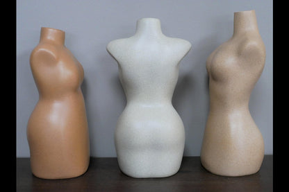 Set Of 3 Body Vases