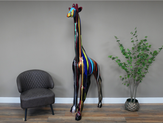 Large Multi Colour Giraffe