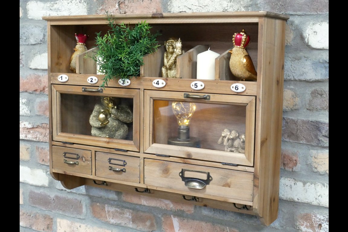 Wall Unit With Hooks