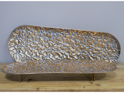 Set Of 2 Metal Trays
