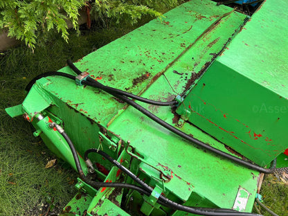 GREEN NATTA SWEEPER BUCKET, SUITABLE FOR PALLET FORKS, HYDRAULIC DRIVE