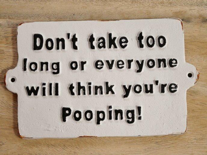 Sign (pooping)