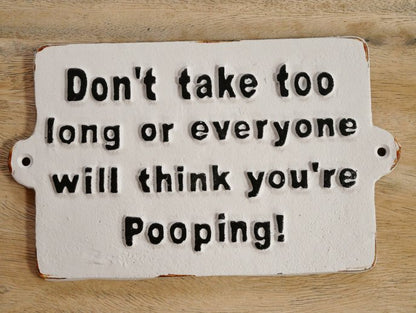 Sign (pooping)