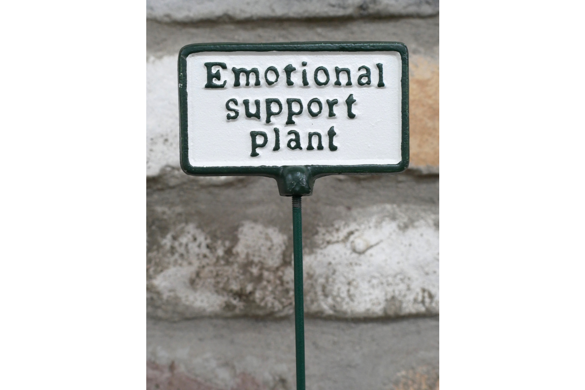 Plant Sign - Emotional Support