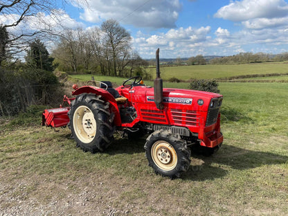 YANMAR YM2820D 28HP 4WD COMPACT TRACTOR WITH YANMAR RSC1600 ROTAVATOR