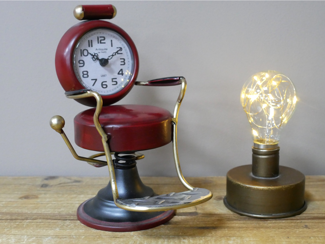 Barbers Chair Clock