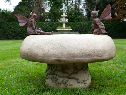 Bird Bath With Fairies