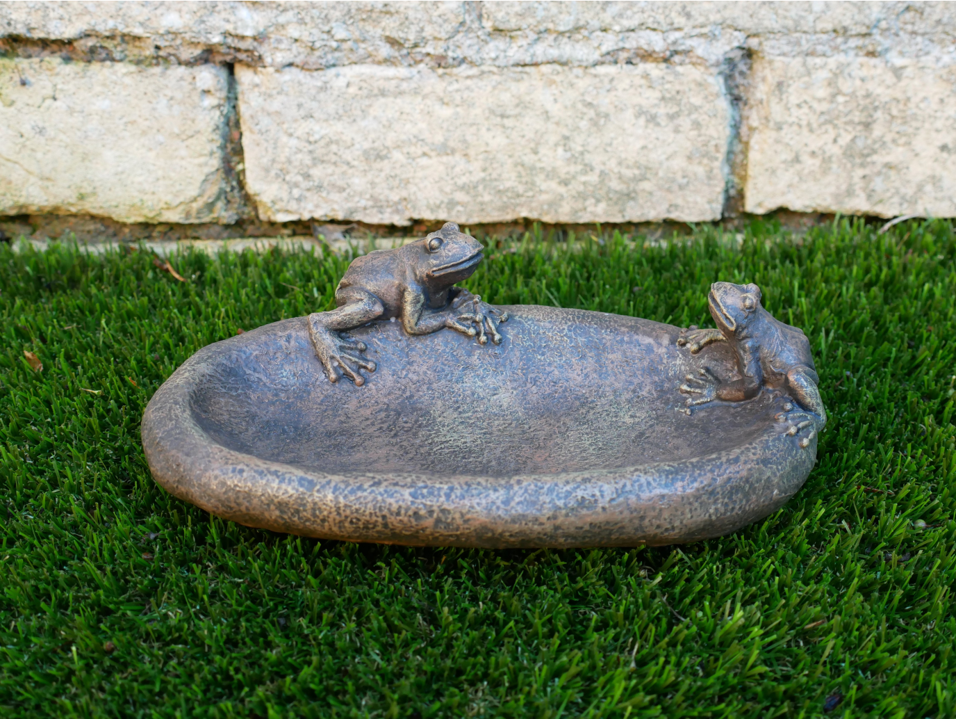 Two Frogs Bird Feeder