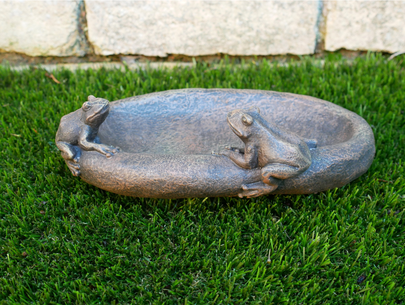 Two Frogs Bird Feeder