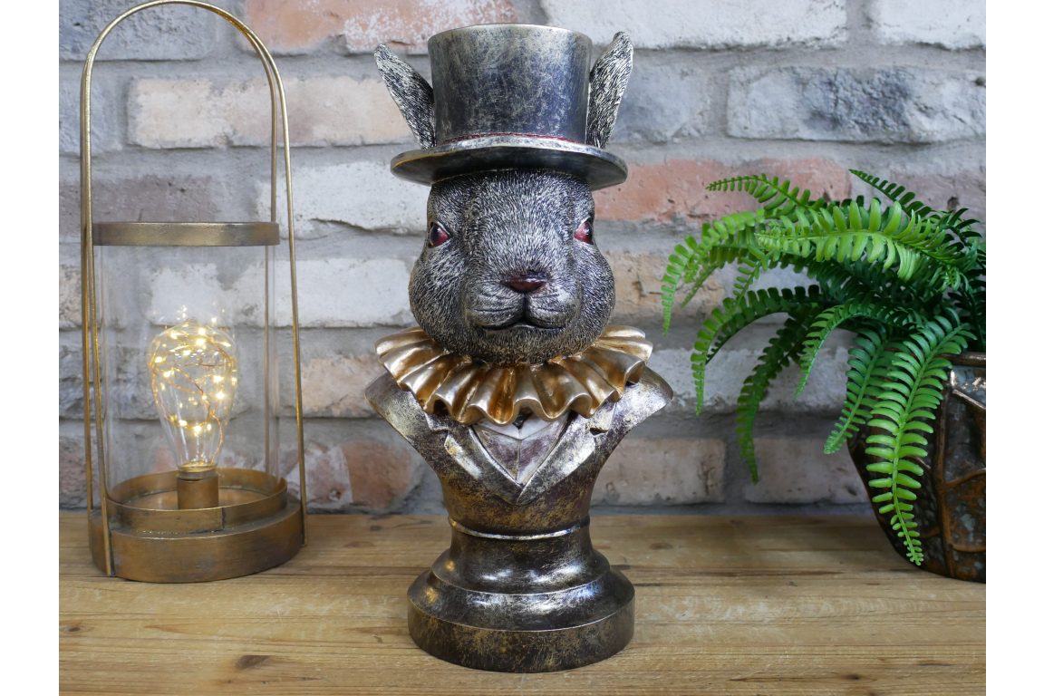 Rabbit With Top Hat Bust