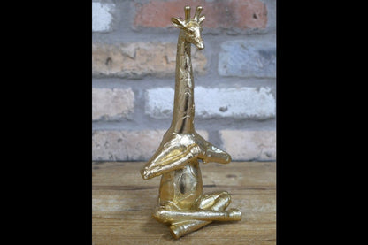 Set Of 3 Yoga Giraffes