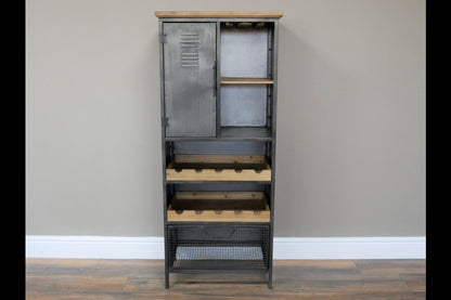 Industrial Wine Cabinet