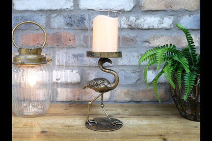 Flamingo Candle Holder