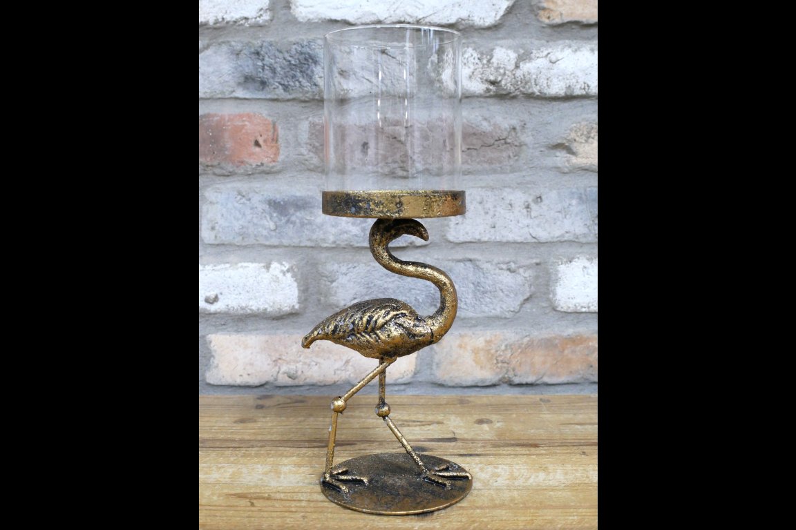 Flamingo Candle Holder