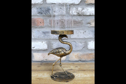 Flamingo Candle Holder
