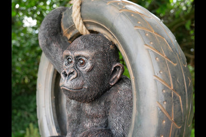 Gorilla On Tyre Swing