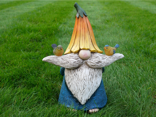 Gnome With Solar Lights