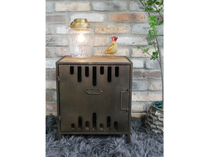 Industrial Bedside Cabinet