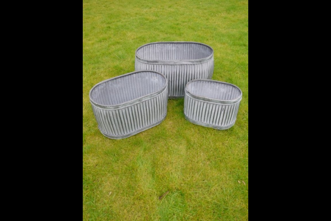 Set of 3 Oval Tubs